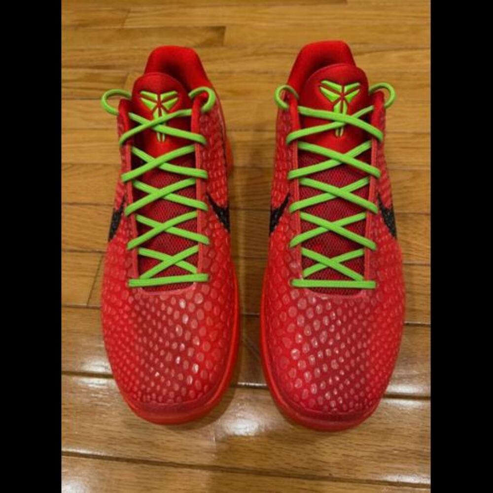Nike Kobe 6 Protro Low Reverse Grinch FV4921-600 Size 10.5